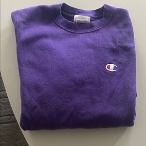 Champion Crewneck in Rich Purple